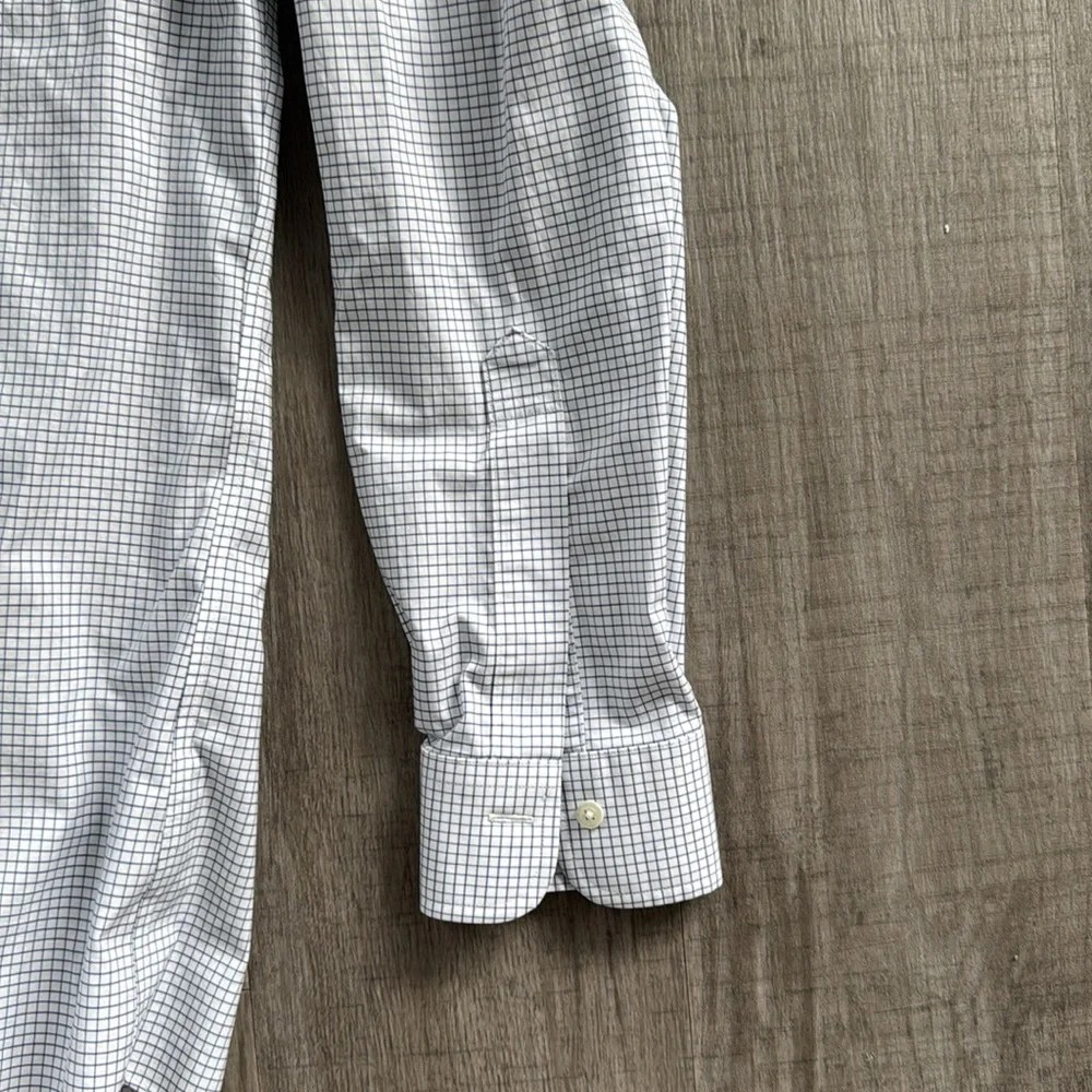 16.5 34 Milano Fit Brooks Brothers Checkered Dress Shirt - Picture 4 of 4